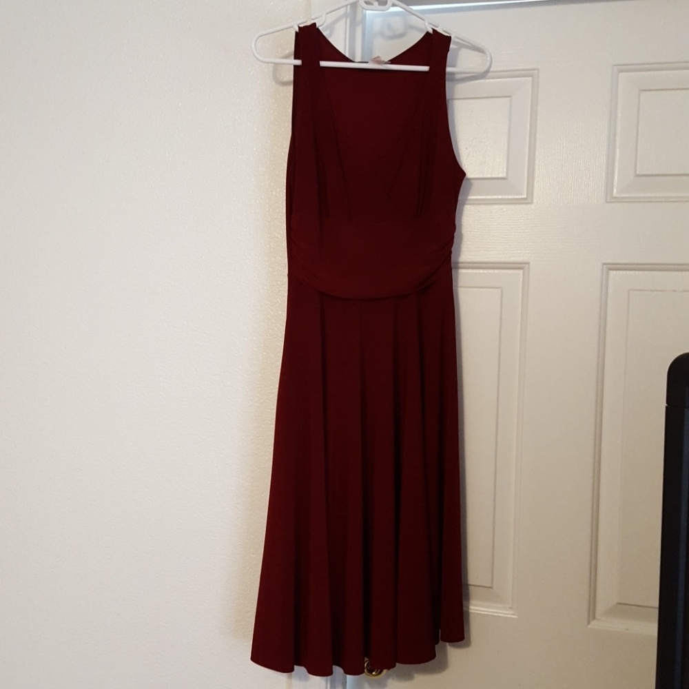 Burgandy Dress